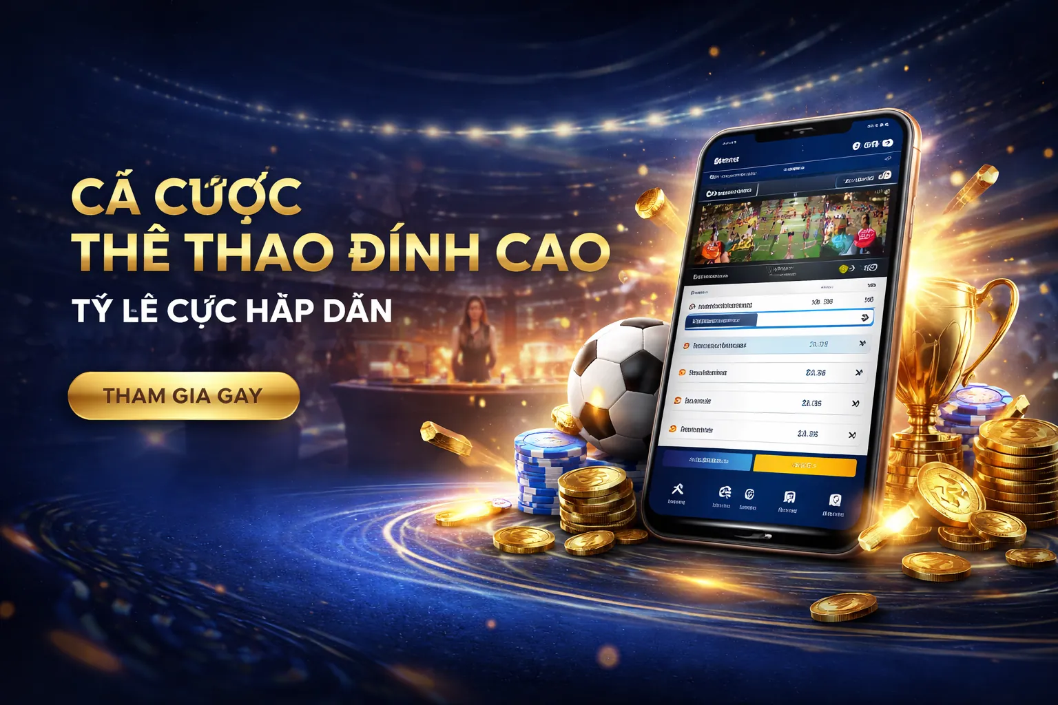 Cá cược thể thao pu88 tại sân vận động lớn
